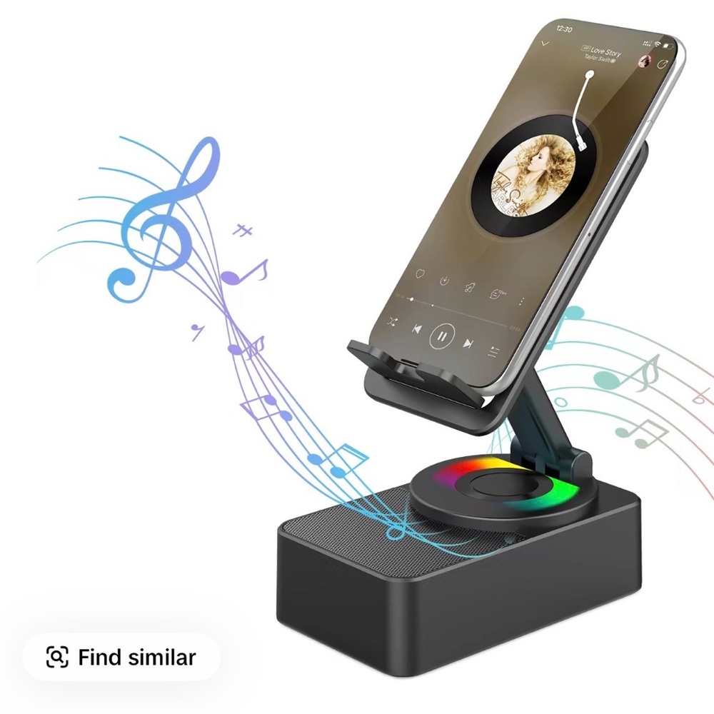 5 in 1 Wireless Bluetooth Speaker Phone Holder